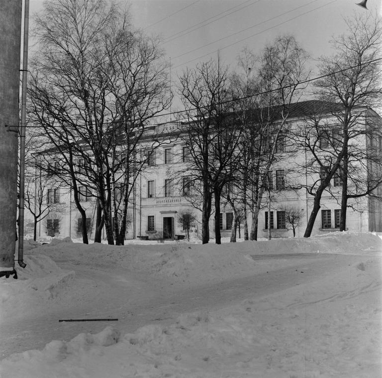 Merisotakoulu, prakennus. Kuva: Volker von Bonin, 1956.