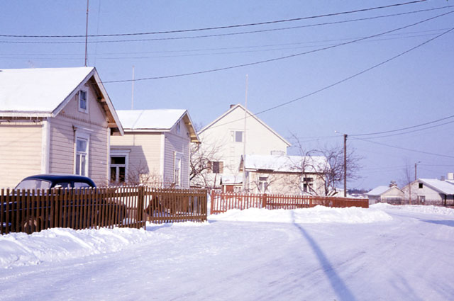 Pitjnsaaren esikaupunkialue, Hamina. Pitjnsaaren esikaupunki. Kuva: MV/RHO Rainer Knapas 1971